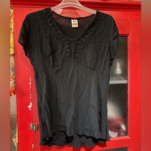 Vintage Faded Glory beaded plus size top